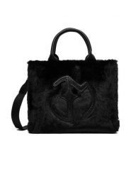 Eva Minge Torebka EO-ASI-LA482-3917 Czarny. Czarne torebki do ręki damskie Eva Minge, bez wzorów, z materiału, bez dodatków. Za 139.99 zł.