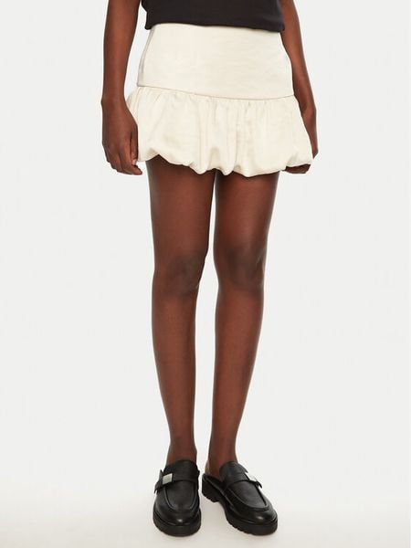 Herskind Spódnica mini Laja 5459185 Écru Regular Fit. Spódnice damskie Herskind, bez wzorów, z syntetyku, mini. Za 749.99 zł.