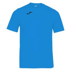 Męska Koszulka Piłkarska Combi. Niebieskie koszulki sportowe męskie Joma, m, bez wzorów, bez kołnierzyka, bez ramiączek, do piłki nożnej. Za 75.99 zł.