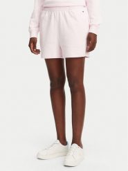 Tommy Hilfiger Szorty sportowe UW0UW05800 Różowy Regular Fit. Czerwone szorty sportowe damskie Tommy Hilfiger, m, bez wzorów, z bawełny, sportowe. Za 129.99 zł.