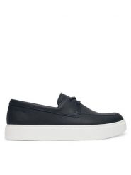 Calvin Klein Półbuty Hybrid Clean Boat Shoe Lth HM0HM02233 Granatowy. Niebieskie półbuty na co dzień męskie Calvin Klein, ze skóry, bez zapięcia. Za 649.99 zł.