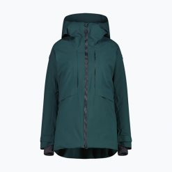 Kurtka narciarska damska CMP 34W4006. Zielone kurtki damskie CMP, na zimę, bez wzorów, bez kaptura. Za 559.99 zł.
