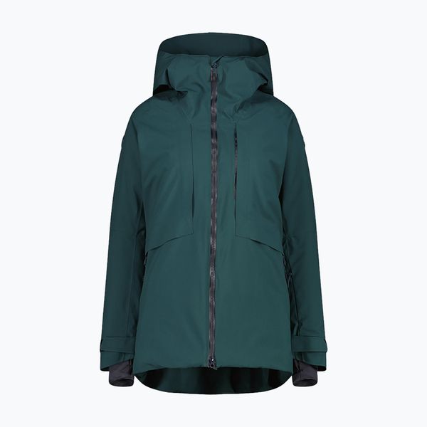Kurtka narciarska damska CMP 34W4006. Zielone kurtki damskie CMP, bez wzorów, z poliesteru, bez kaptura, narciarskie. Za 589.99 zł.