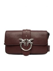 PINKO Torebka Love One Slouchy Zip Mini AI 25-26 PLTT 105345 A2JG Brązowy. Brązowe torebki do ręki damskie Pinko, bez wzorów, ze skóry, bez dodatków. Za 1,979.00 zł.