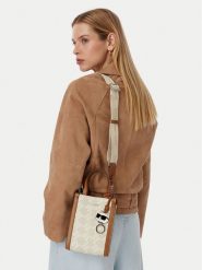 KARL LAGERFELD Torebka B3W30139 Kremowy. Białe torebki do ręki damskie KARL LAGERFELD, bez wzorów, ze skóry, bez dodatków. Za 779.99 zł.