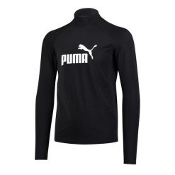 Bluzka męskie Puma Swim Men Long Sleeve Rash Guard 1p. Czarne bluzki z długim rękawem męskie Puma, m, bez wzorów, z materiału, bez kołnierzyka. Za 290.00 zł.