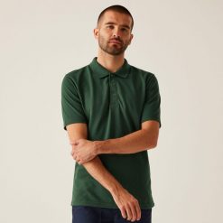 Koszulka polo robocza męska Pro 65/35. Zielone koszulki polo męskie Regatta, m, bez wzorów, z bawełny, sportowe, bez ramiączek. Za 129.99 zł.