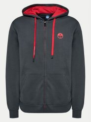 North Sails Bluza 691224 Szary Regular Fit. Szare bluzy męskie North Sails, m, bez wzorów, z bawełny, bez kaptura. Za 469.99 zł.