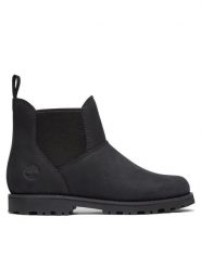 Timberland Botki Asphalt Trail Chls Boot TB0A2H5T0151 Czarny. Czarne botki dziewczęce Timberland, z nubiku, bez zapięcia. Za 339.99 zł.