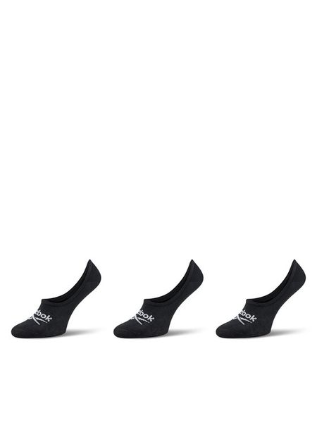 Reebok Stopki R0351-SS24 (3-pack) Czarny. Czarne skarpety męskie Reebok, bez wzorów, z bawełny. Za 49.99 zł.