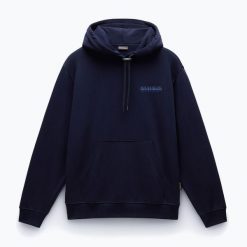 Bluza męska Napapijri B-Albula Hooded. Niebieskie kurtki sportowe męskie Napapijri, m, bez wzorów. W wyprzedaży za 393.40 zł.