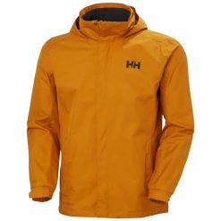 Kurtka wodoodporna Helly Hansen Dubliner. Brązowe kurtki męskie Helly Hansen, l, bez wzorów, z materiału, bez kaptura. Za 504.50 zł.