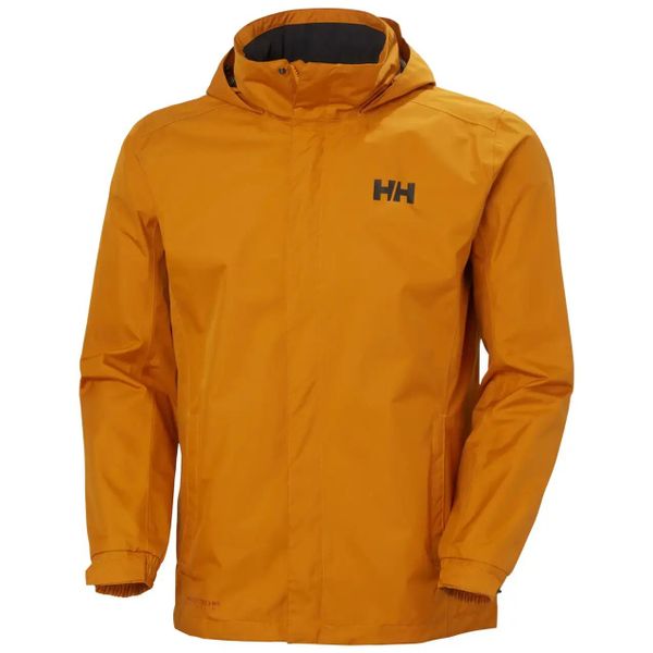 Kurtka wodoodporna Helly Hansen Dubliner. Brązowe kurtki męskie Helly Hansen, l, bez wzorów, z materiału, bez kaptura. Za 504.50 zł.