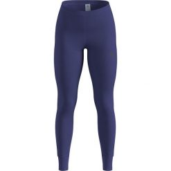 Spodnie Odlo BL BOTTOM long ACTIVE WARM. Fioletowe spodnie sportowe damskie Odlo, s, bez wzorów, z materiału, na fitness i siłownię. Za 249.99 zł.
