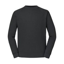 Męska Klasyczna Bluza Raglanowa. Szare bluzy męskie Fruit of the Loom, m, bez wzorów, bez kaptura. Za 64.99 zł.