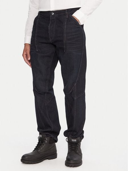 G-Star Raw Jeansy Kitoh 3D D26701-E207 Granatowy Relaxed Fit. Niebieskie jeansy męskie G-Star Raw, retro. Za 503.99 zł.