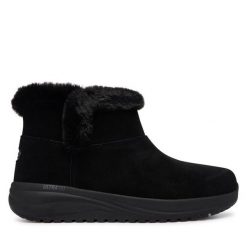 Śniegowce Skechers. Czarne śniegowce i trapery damskie Skechers. Za 429.99 zł.