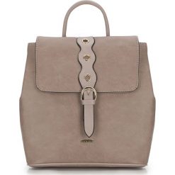 Plecak damski 87-4Y-353-8. Szare plecaki damskie Wittchen, w paski, eleganckie. Za 199.00 zł.