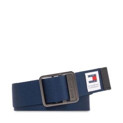 Pasek Męski Tommy Jeans. Niebieskie paski damskie Tommy Jeans, bez wzorów, z jeansu. Za 229.99 zł.