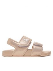 Calvin Klein Jeans Sandały V1A2-82062-0376 S Różowy. Czerwone sandały dziewczęce Calvin Klein Jeans, z jeansu, bez zapięcia. Za 139.99 zł.