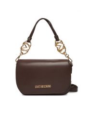 LOVE MOSCHINO Torebka JC4049PP1NLF0301 Brązowy. Brązowe torebki do ręki damskie Love Moschino, bez wzorów, ze skóry, bez dodatków. Za 659.99 zł.