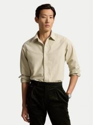 Polo Ralph Lauren Koszula 710804257505 Beżowy jasny Slim Fit. Brązowe koszule męskie Polo Ralph Lauren, l, bez wzorów, z bawełny, bez kołnierzyka, bez ramiączek. Za 689.99 zł.