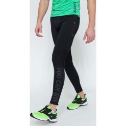 Getry treningowe męskie SPMF200 - głęboka czerń. Legginsy sportowe męskie 4f. W wyprzedaży za 79.99 zł.