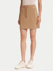 Guess Spódnica mini V5YD03 KBSL2 Brązowy Regular Fit. Brązowe spódnice damskie Guess, l, z aplikacjami, z syntetyku, mini. Za 189.99 zł.