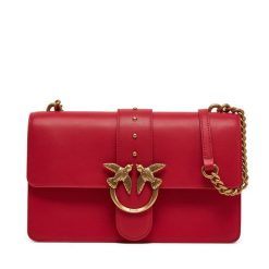 Torebka PINKO. Brązowe listonoszki damskie Pinko, bez wzorów, klasyczne, bez dodatków. Za 1,979.00 zł.