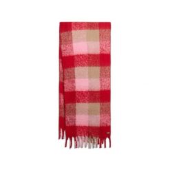 Szalik damski Superdry Essential. Czerwone szaliki i chusty damskie Superdry., na zimę, z aplikacjami, eleganckie. Za 240.65 zł.