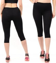 Legginsy damskie 3/4 krótkie Polskie bawełniane Getry Czarne 5XL. Czarne legginsy damskie LAEMI, xl, bez wzorów, z bawełny. Za 39.99 zł.