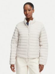 Calvin Klein Kurtka puchowa LV044G502G Beżowy jasny Regular Fit. Brązowe kurtki damskie Calvin Klein, l, bez wzorów, z puchu, bez kaptura. Za 849.99 zł.