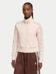 Adidas Bluza Firebird Lace KC6450 Różowy Slim Fit. Czerwone bluzy damskie Adidas, l, bez wzorów, z syntetyku, bez kaptura. Za 348.99 zł.
