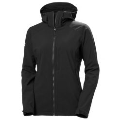 Damska kurtka z kapturem Helly Hansen paramount softshel. Czarne kurtki sportowe damskie Helly Hansen, s, bez wzorów, z kapturem, trekkingowe. Za 421.92 zł.