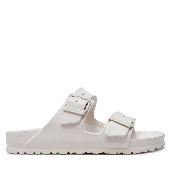Klapki Birkenstock. Klapki damskie Birkenstock, bez wzorów, bez obcasa. Za 249.99 zł.