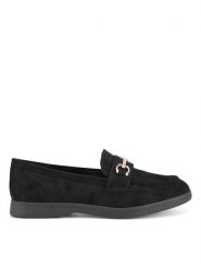 DeeZee Loafersy DS1590-2 Czarny. Czarne mokasyny damskie DeeZee, z materiału. Za 99.99 zł.
