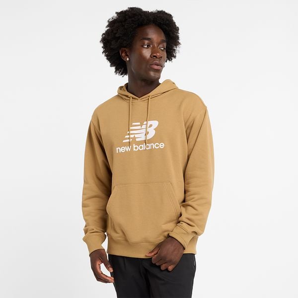 Bluza męska New Balance MT41501GIN – żółta. Żółte bluzy męskie New Balance, m, z aplikacjami, z bawełny, bez kaptura. Za 149.99 zł.