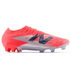 Korki męskie New Balance FURON TEAM FG V8 SF3FMP8 – czerwone. Czerwone buty sportowe męskie New Balance, z materiału, bez zapięcia, do piłki nożnej. Za 399.99 zł.