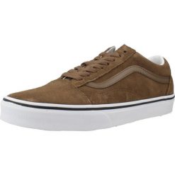 Buty VANS OLD SKOOL Brązowy. Brązowe trampki męskie Vans, bez wzorów, ze skóry, bez zapięcia. Za 425.73 zł.