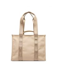 BOSS Torebka 50558113 Beżowy. Brązowe torebki do ręki damskie Boss, bez wzorów, z materiału, bez dodatków. Za 699.99 zł.