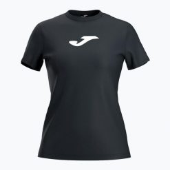 Koszulka tenisowa damska Joma Challenge. Czarne koszulki sportowe damskie Joma, l, bez wzorów, z materiału, bez kołnierzyka, bez ramiączek, na fitness i siłownię. Za 37.99 zł.