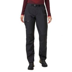 Spodnie damskie Helly Hansen vergals 3l shell. Czarne spodnie sportowe damskie Helly Hansen, l, bez wzorów, trekkingowe. W wyprzedaży za 572.50 zł.