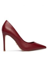 Steve Madden Szpilki Thrive Pump SM11003887 Bordowy. Czerwone szpilki damskie Steve Madden, bez wzorów, ze skóry, bez obcasa, bez zapięcia. Za 519.99 zł.