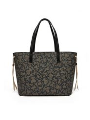 TOUS Torebka Kaos Icon 2002022051 Czarny. Czarne torebki do ręki damskie tous, bez wzorów, ze skóry, bez dodatków. Za 769.99 zł.