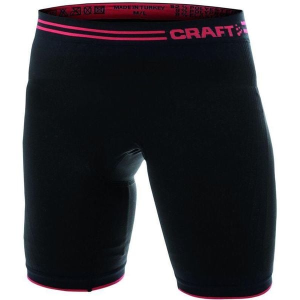 Craft Seamless Bike Boxer – męskie bezszwowe bokserki rowerowe, czarne, S. Czarne bokserki męskie Craft, m, bez wzorów. Za 177.99 zł.