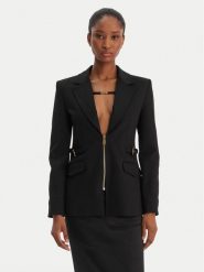 Versace Jeans Couture Marynarka 80HAQ750 J0092 Czarny Regular Fit. Czarne żakiety damskie Versace Jeans Couture, bez wzorów, z jeansu. Za 2,839.00 zł.