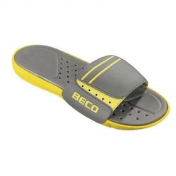 Beco męskie klapki żółto-szare EVA. Szare klapki męskie 47 Brand, z materiału. Za 209.99 zł.