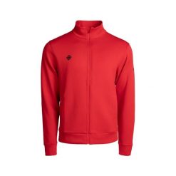 Kurtka dresowa męska MODENA JACKET M z kieszenią na piersi i sportowym stylem. Czerwone kurtki męskie IZAS, m, bez wzorów, z dresówki, na fitness i siłownię. Za 204.30 zł.