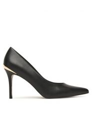 Just Cavalli Szpilki 79RA3S65 ZPB20 Czarny. Czarne szpilki damskie Just Cavalli, bez wzorów, ze skóry, bez obcasa, bez zapięcia. Za 699.99 zł.