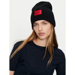 Czapka HUGO. Czarne czapki i kapelusze damskie Hugo, na zimę, bez wzorów. Za 299.99 zł.